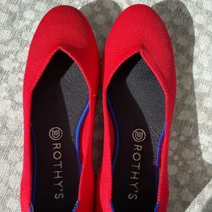 Rothys red flats 10